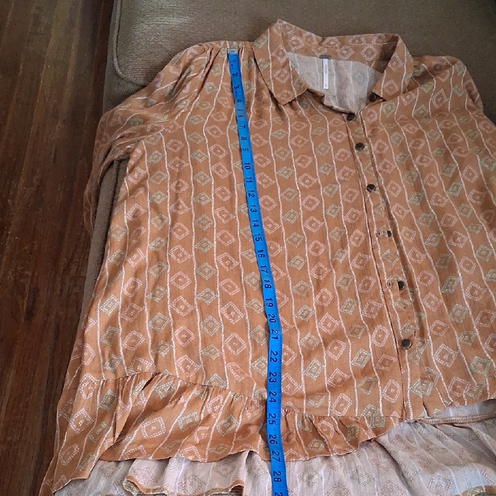 Free People Button Up Top - Picture 4 of 9